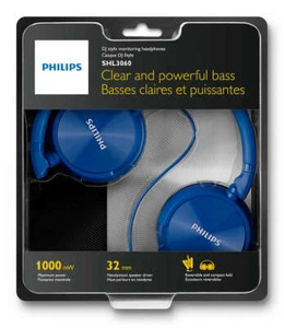 PHILIPS Cuffie SHL3060BL/00 BASSI POTENTI E CHIARI STILE CONSOLE DJ - Imagen 1 de 5
