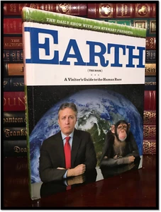 Earth JON STEWART & ENTIRE DAILY SHOW CAST & WRITERS SIGNED 1st Edition Hardback - Picture 1 of 5