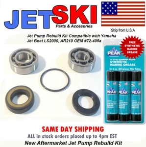 2004-2005 YAMAHA AR 210 JET PUMP REBUILD KIT FREE MARINE GREASE - Picture 1 of 1
