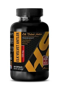 Deer antler velvet extract 550mg ELK VELVET ANTLER HS-PRIME immune support 1 Bot - Picture 1 of 12