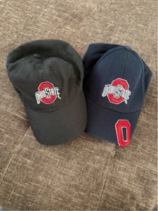 2 Ohio State Buckeyes Mütze NCAA schwarz Kappe OSU 1 nicht verstellbar Einheitsgröße, 1 verstellbare Hüte - Bild 1 von 10