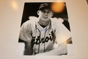 AL KALINE SIGNED DETROIT TIGERS 16X20 PHOTO - Picture 1 of 2