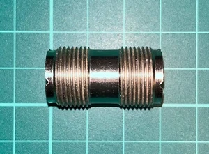 SO239 To SO239 - Back To Back/Female To Female Connector - Gender Changer (Used) - Zdjęcie 1 z 4