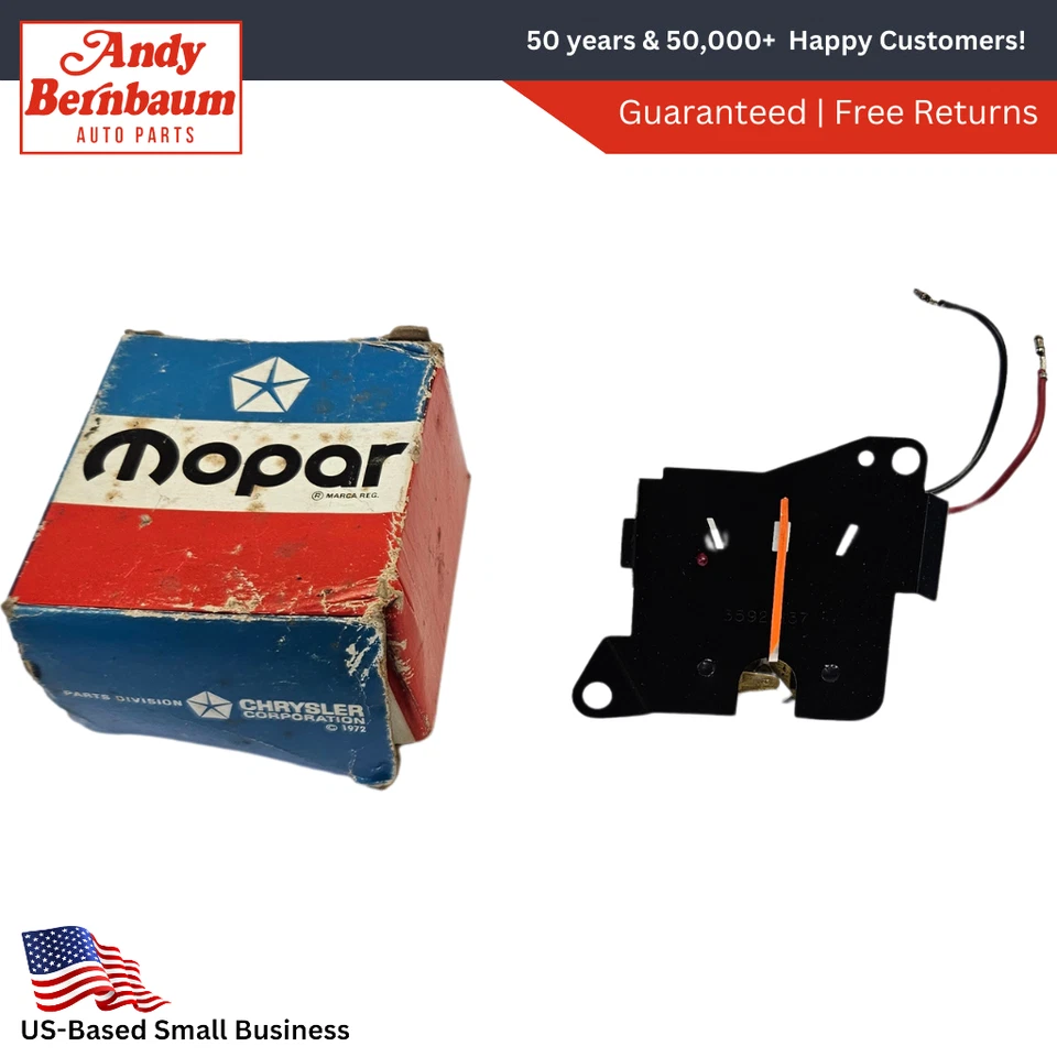 Amperímetro medidor de cuadro de instrumentos Plymouth Dodge 1974-1975 con alerta 3592637 nuevo en stock Foto 1 de 4