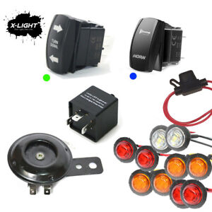 DIY Turn Signal Street Legal LED Lights Kit for Ranger, RZR 1000, Teryx