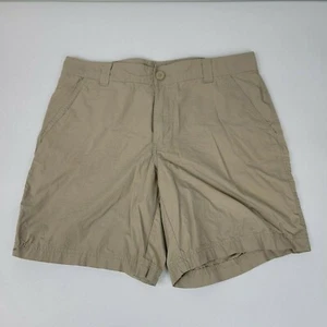 Men's Columbia Sportswear Washed Out Short XM4805 Khaki BEIGE Tan Size 34 - Picture 1 of 9