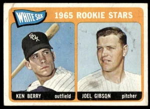 1965 Topps #368 White Sox Rookie Stars Berry, Gibson RC VG-VGEX SET BREAK! - Picture 1 of 2