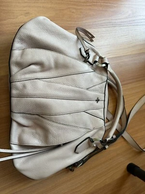 Bolso de Mano OrYANY Trina Brumoso Rosa Guijarro Cuero Italiano Foto 1 de 4