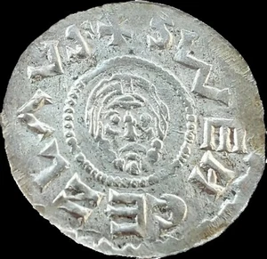 Bretislav II Duke of Bohemia  1092-1100 AD. Silver Denar Prague Mint. Very Rare - Picture 1 of 2