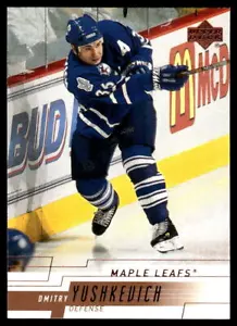 2000-01 Upper Deck #166 Dimitri Yushkevich Toronto Maple Leafs Hockey Card - Picture 1 of 2