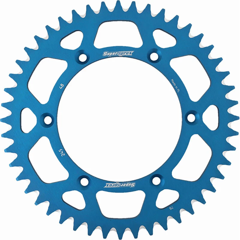 PIÑÓN TRASERO SUPERSPROX ALUMINIO 48T-520 BLU Yamaha YZ250FX YZ250X YZ450FX Foto 1 de 1