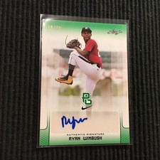 2017 LEAF PERFECT GAME SHOWCASE #BA-RW1 RYAN WIMBUSH *GREEN AUTO #10/10*  MIAMI