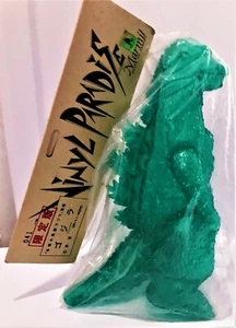 CLEAR GREEN GODZILLA MARMIT Vinyl Paradise VP-11 RED STAMP PROMO 10"MIB VERYRARE - Picture 1 of 6