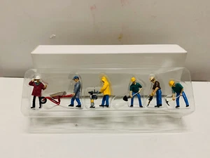 1:50 Maßstab Kunststoff Modellbau Arbeiter Figur 3,9 CM (1,5 Zoll) 6 Stück! - Bild 1 von 4