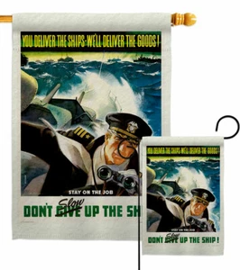 Don't Slow Up Garten Flagge Dienst Streitkräfte Deko Geschenk Hof Haus Banner - Bild 1 von 17