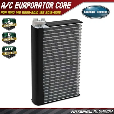 Núcleo evaporador de aire acondicionado para Hino 145 2005-2010 155 2012-2018 165 185 195 238 258 268 Foto 1 de 4
