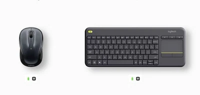 Combo Logitech K400 Plus Wless Keyboard + Logitech M325 Mouse -Receiver Included - Image 1 of 3