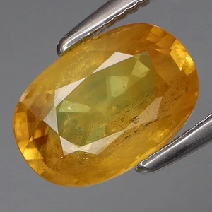 1.91Ct.Ravishing Color Natural Yellow Sapphire Loose Gemstone Africa Good Luster - Picture 1 of 4
