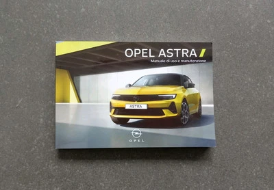 MANUALE OPEL ASTRA SERIE L (DAL 2021) LIBRETTO USO E MANUTENZIONE  IN ITALIANO - Immagine 1 di 4