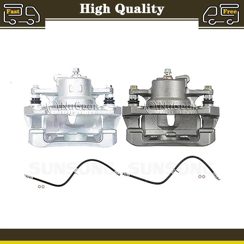 Juego de 4 pinzas de freno delanteras y mangueras para Pontiac Vibe 2010 2009 Pontiac Vibe Foto 1 de 4