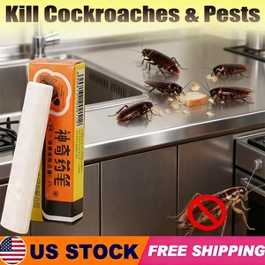 2025 NEW Cockroaches Killer Medicine Pen Cockroach Trap For Kitchen Household US - Picture 1 of 14