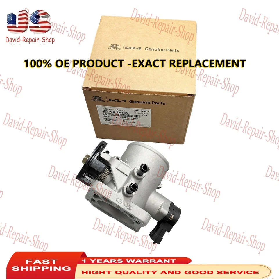 Throttle Body For 2011-2006 Kia Rio Rio5 Hyundai for Accent1.6L 35100-26860 NEW Foto 1 de 4