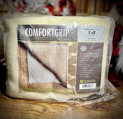 Oriental Weavers Cushioned Comfort Grip 5 ft. x 8 ft. Non-Slip Rug Pad NEW - Image 1 of 3