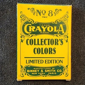 Vintage Crayola No 8 Limited Edition Collector’s Colors 1991 Binney & Smith NOS - Picture 1 of 5