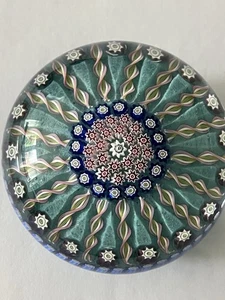 Perthshire Millefiori 17 Spoke Design Paperweight - Picture 1 of 7
