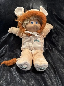 Cabbage Patch Puppe Kinder blonde Zöpfe blaue Augen 1985 signiert, Coleco - Bild 1 von 22