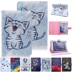 Universal Leather Case Cover For Samsung Galaxy Tab A A6/E/S3/S2/4/3 7" 8" 10.1" - Picture 1 of 45