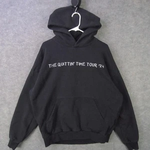 Zach Bryan Hoodie Herren Medium schwarz Quittin' Time Tour 24 Konzert Pullover Band - Bild 1 von 8