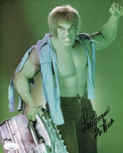 Lou Ferrigno The Incredible Hulk Bodybuilder Signed Autograph Photo JSA - Picture 1 of 2
