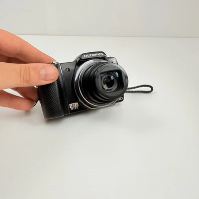 Olympus Digital Camera Stylus SZ-10 Black Tested New Charger Digicam VGC clean - Image 1 of 4