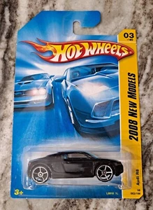 Hot Wheels 2008 New Models Audi R8 Black w Chrome 5 Spokes - Picture 1 of 2
