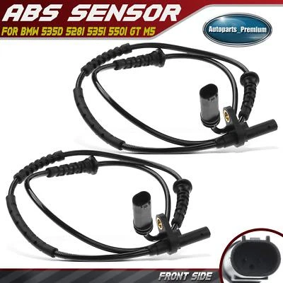 ABS Wheel Speed Sensor for BMW 535d 528i 535i 535i GT 550i GT M5 Front LH & RH  Foto 1 de 4
