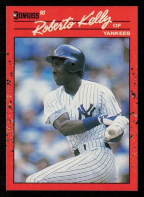 Roberto Kelly 1990 Donruss #192 New York Yankees Baseball Card - Image 1 of 2