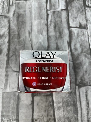 OLAY Regenerist Hydrate – Firm – Recover Night Cream 50ml New Fast Shipping - Image 1 of 4