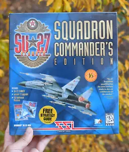 SU 27 Flanker Squadron Commanders Edition PC Windows Big Box NUOVO SIGILLATO! - Foto 1 di 8