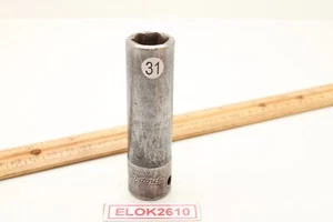 Snap-On Tools SIM180A 1/2" Drive 6 Point SAE 9/16" Deep Impact Socket USA - Picture 1 of 6