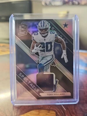 2023 Panini Spectra Tony Pollard #SS-TPO Sunday Spectacle Silver Prizm 17/99 - Image 1 of 4