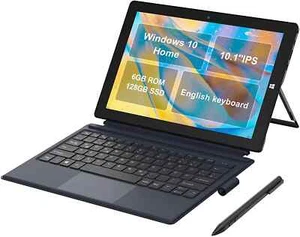 AWOW AiBook 10 Intel Celeron N4120/8GB RAM/256GB, Keyboard *NEW -no stylus* - Picture 1 of 7