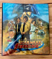 Original Topps 1996 Star Wars Finest Trading Cards complete first set & Binder!