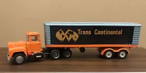 Corgi Major Semi-Truck w/ Trans-Continental Trailer Mazak Die-Cast Great Britain - Picture 1 of 11