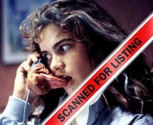 FREDDY TONGUE PHONE Heather Langenkamp A NIGHTMARE ON ELM STREET 8X10 PHOTO #698 - Picture 1 of 1