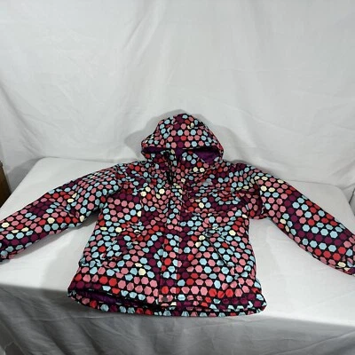 Chaqueta de esquí The North Face niñas XL 18 multicolor HyVent abrigo con capucha invierno Foto 1 de 4