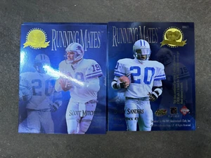 1996 Edge Presidents Reserve Running Mates Barry Sanders 8x10 Card RM21 Lot of 2 - Picture 1 of 1