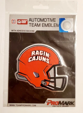 New Louisiana- Lafayette Ragin Cajuns Helmet Emblem Free Shipping! NFL Cover