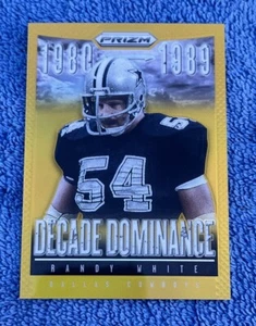 2013 Panini Prizm Decade Dominance Randy Blanco #14 Oro Prizm Dallas Cowboys/10 - Imagen 1 de 2
