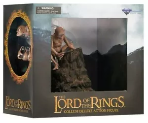 IL SIGNORE DEGLI ANELLI-LORD OF THE RINGS-GOLLUM DELUXE ACTION FIGURE DIAMOND - Foto 1 di 13